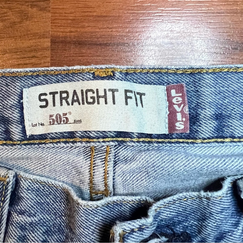 Levi's Classic Light Blue Straight Jeans - Picture 3 of 7